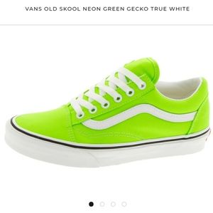 lime green old skool vans